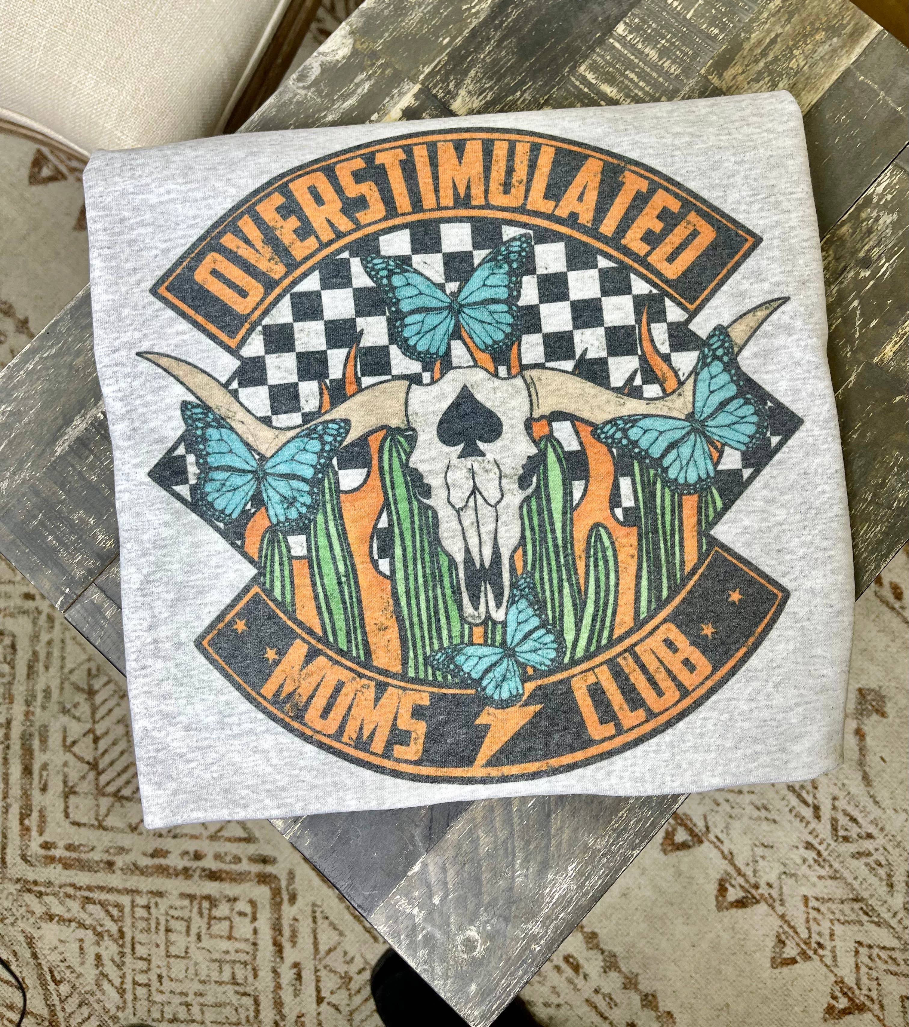 Overstimulated Moms Club (Gildan T-Shirt)