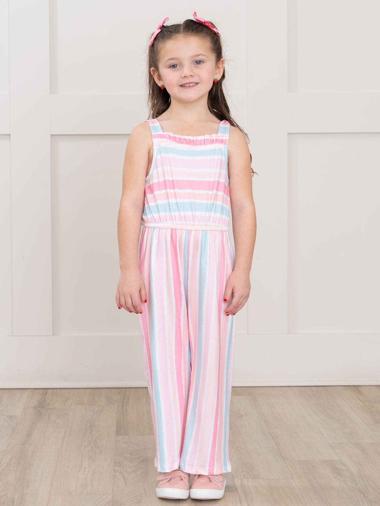 Rainbow Striped Jumpsuit