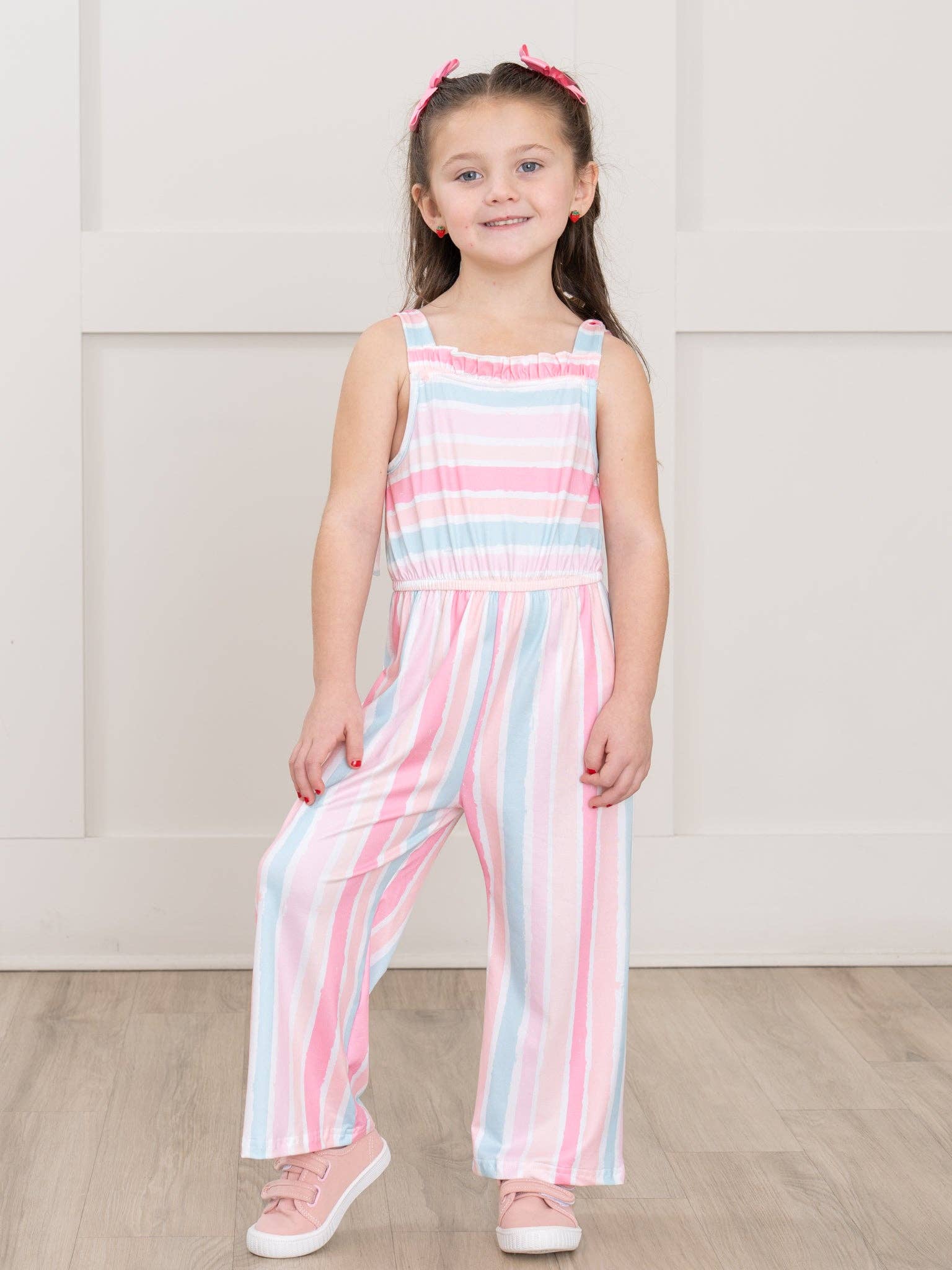 Rainbow Striped Jumpsuit