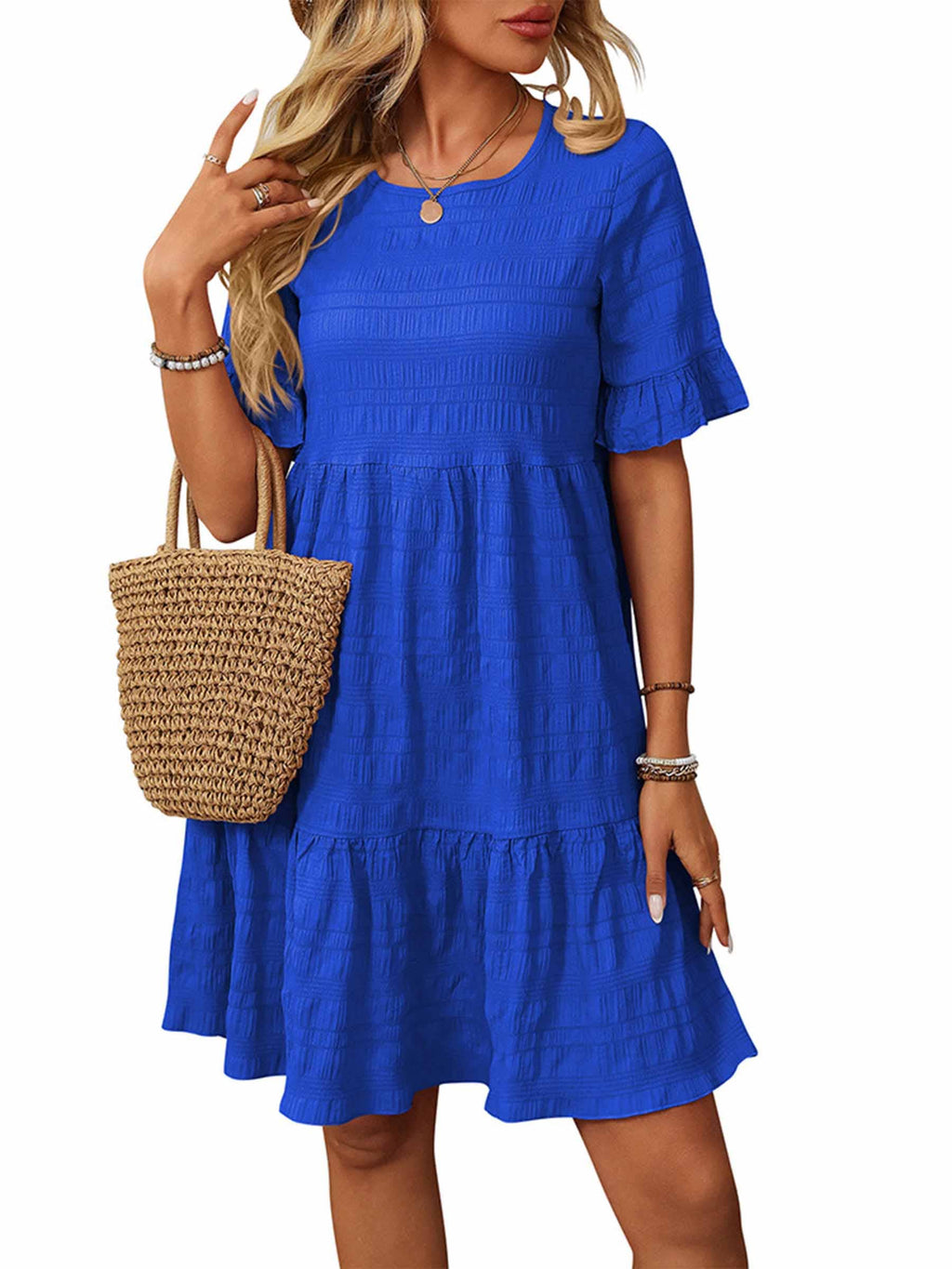 Casual Short Sleeved Dress