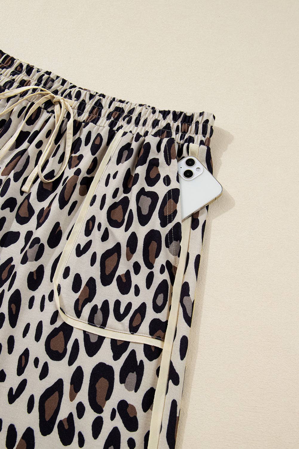 Leopard Wide Leg Pants