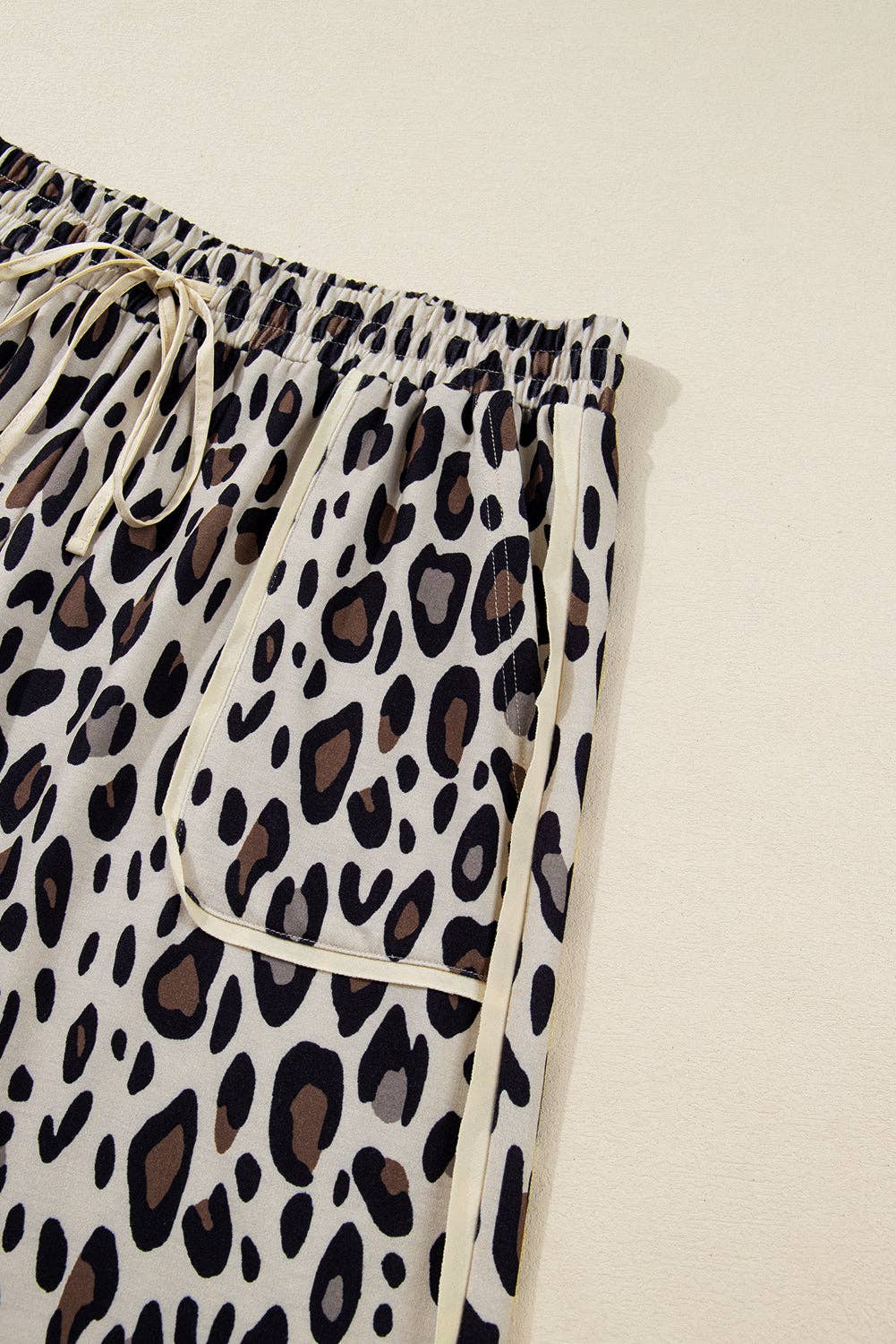 Leopard Wide Leg Pants