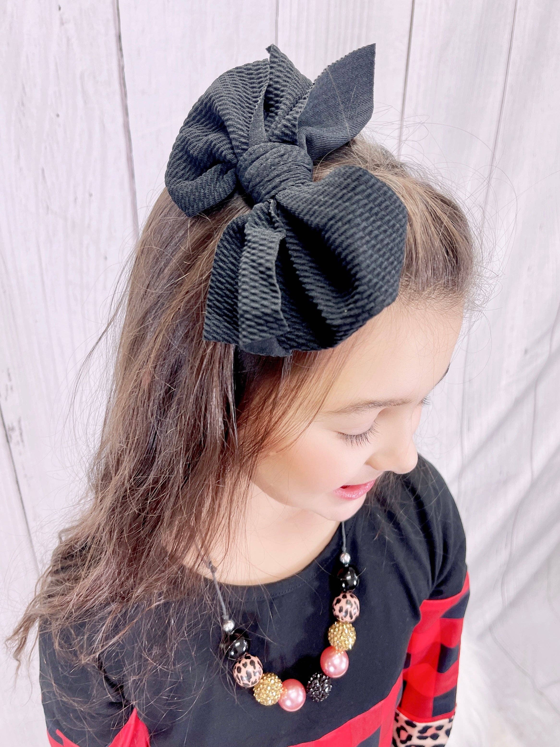 Waffle Bow 6 Inch