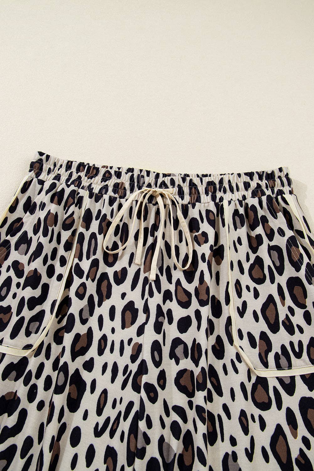 Leopard Wide Leg Pants