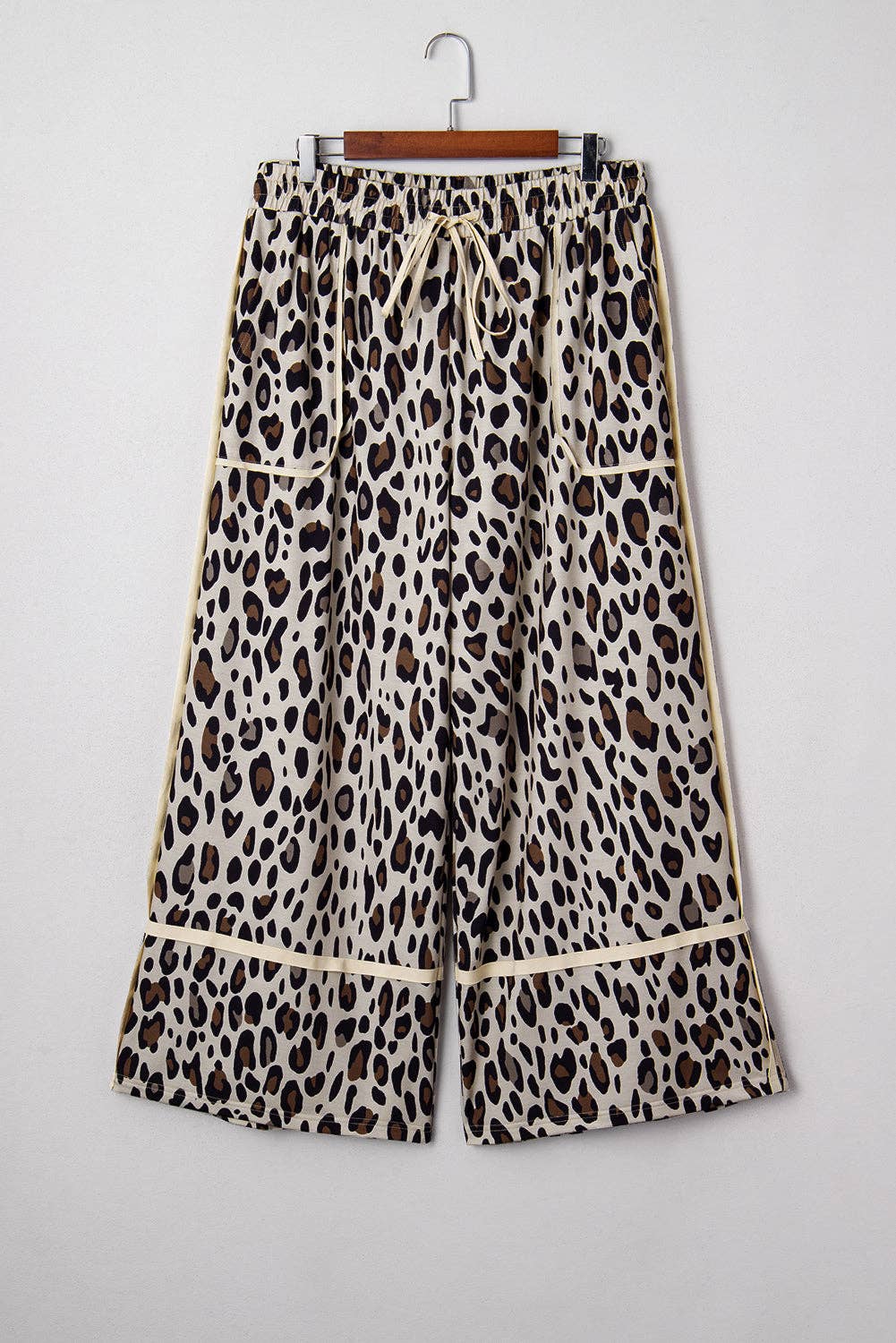 Leopard Wide Leg Pants