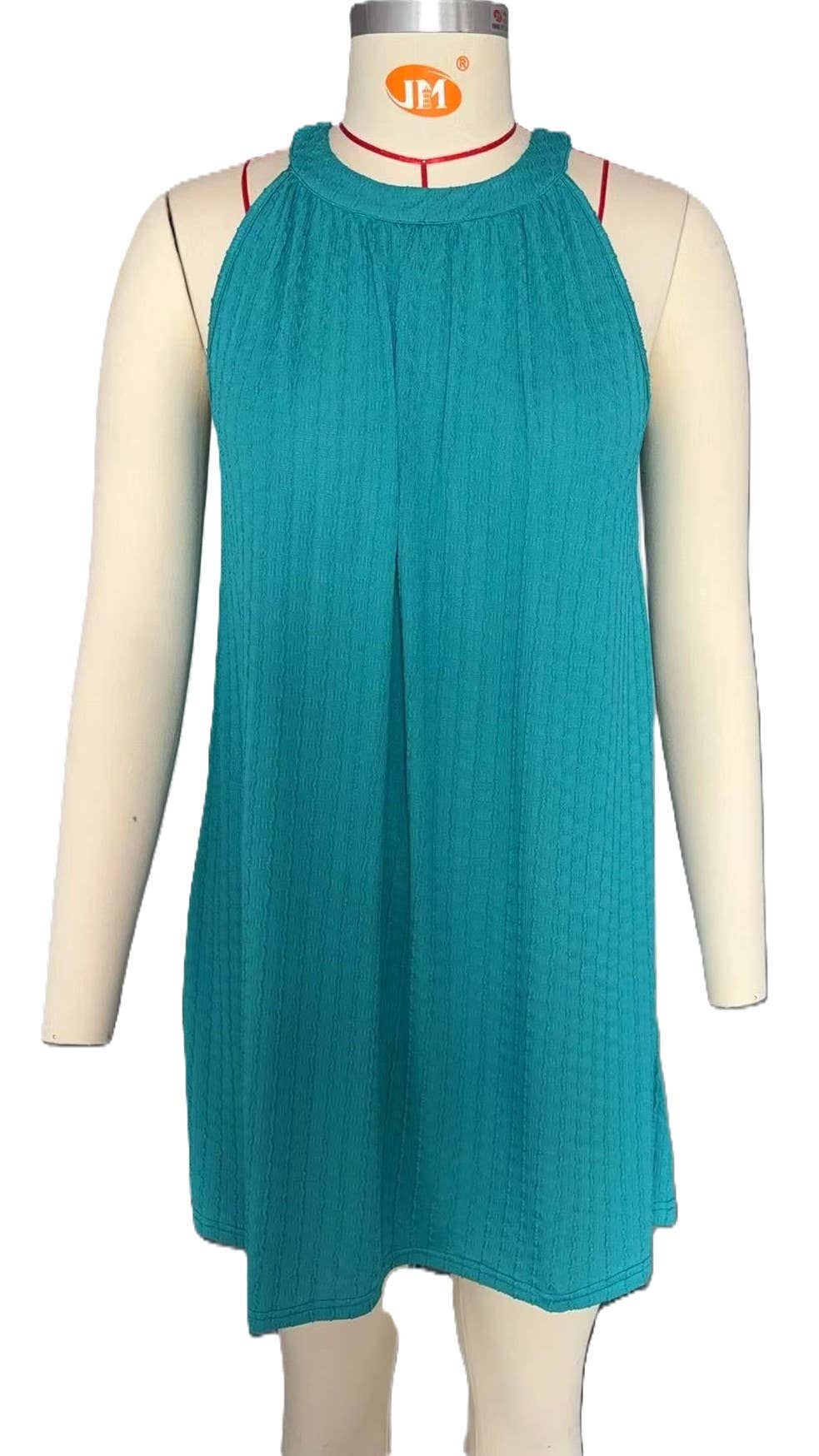 Ribbed Crewneck Dress