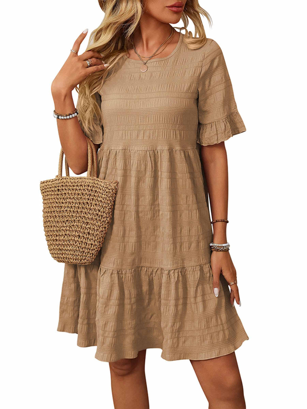 Casual Short Sleeved Dress