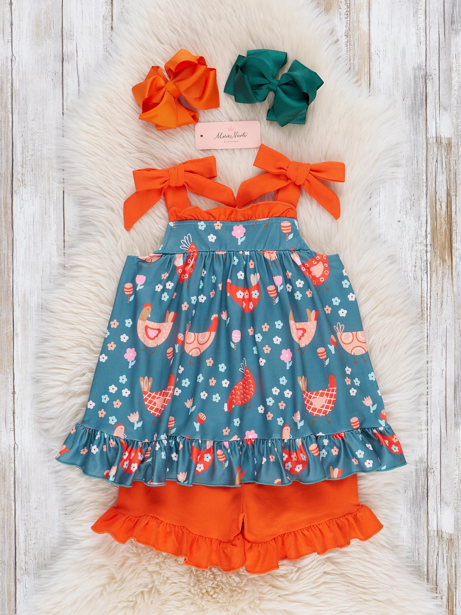 Whimsical Chickens Outfit