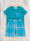 Boys Plaid 2pc