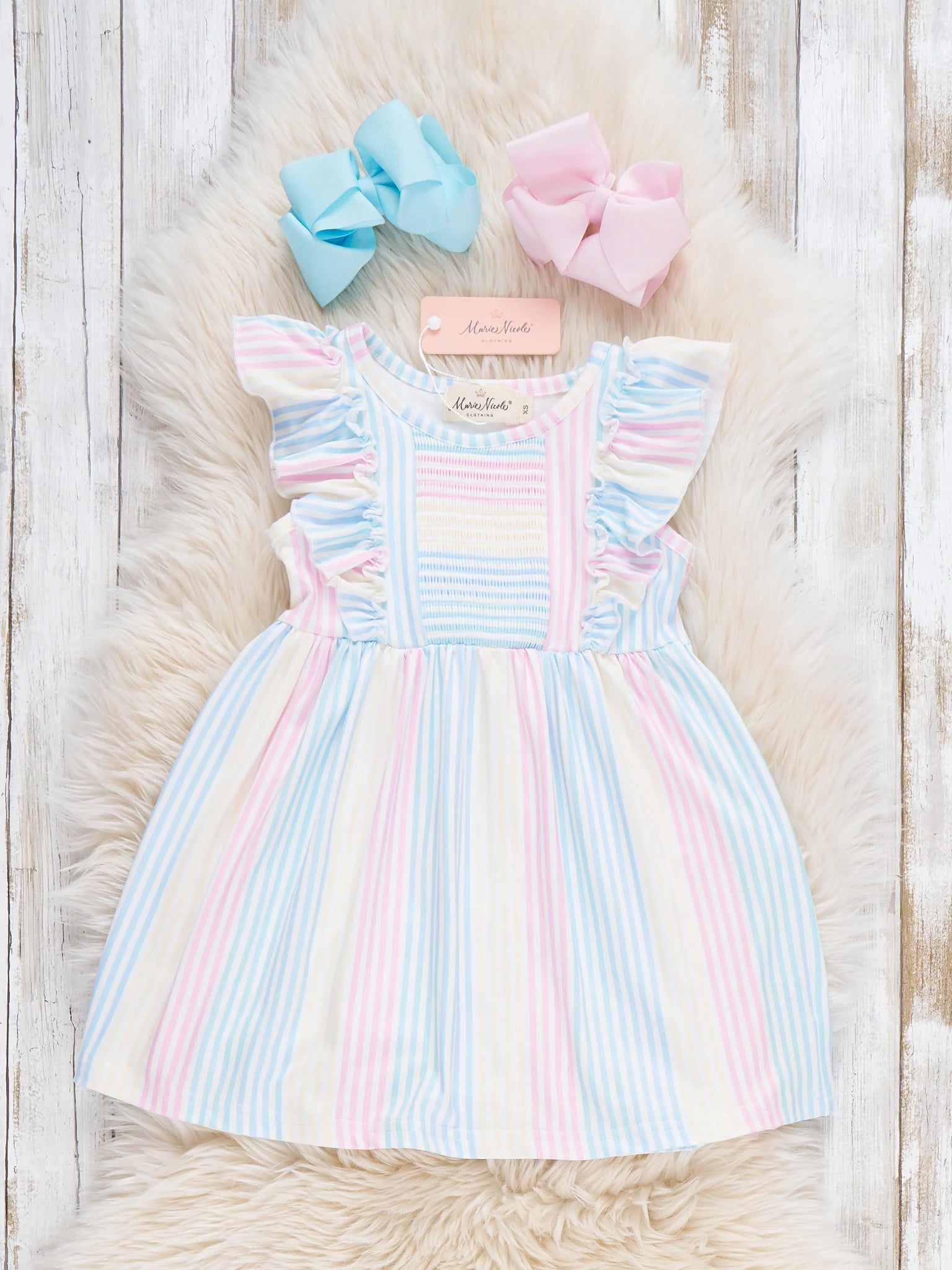 Sunshine Sway Striped Dress