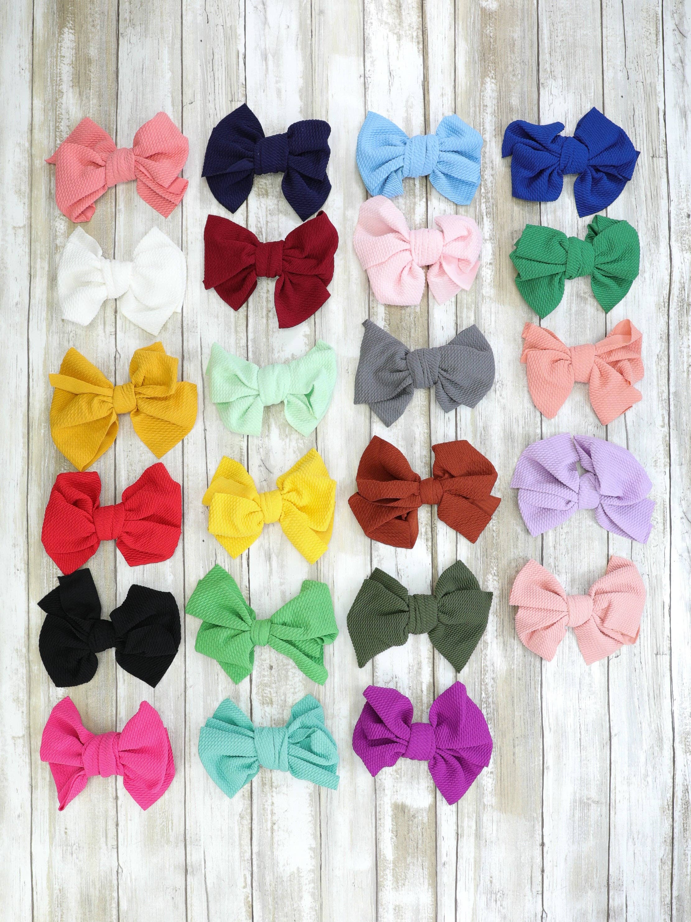 Waffle Bow 6 Inch