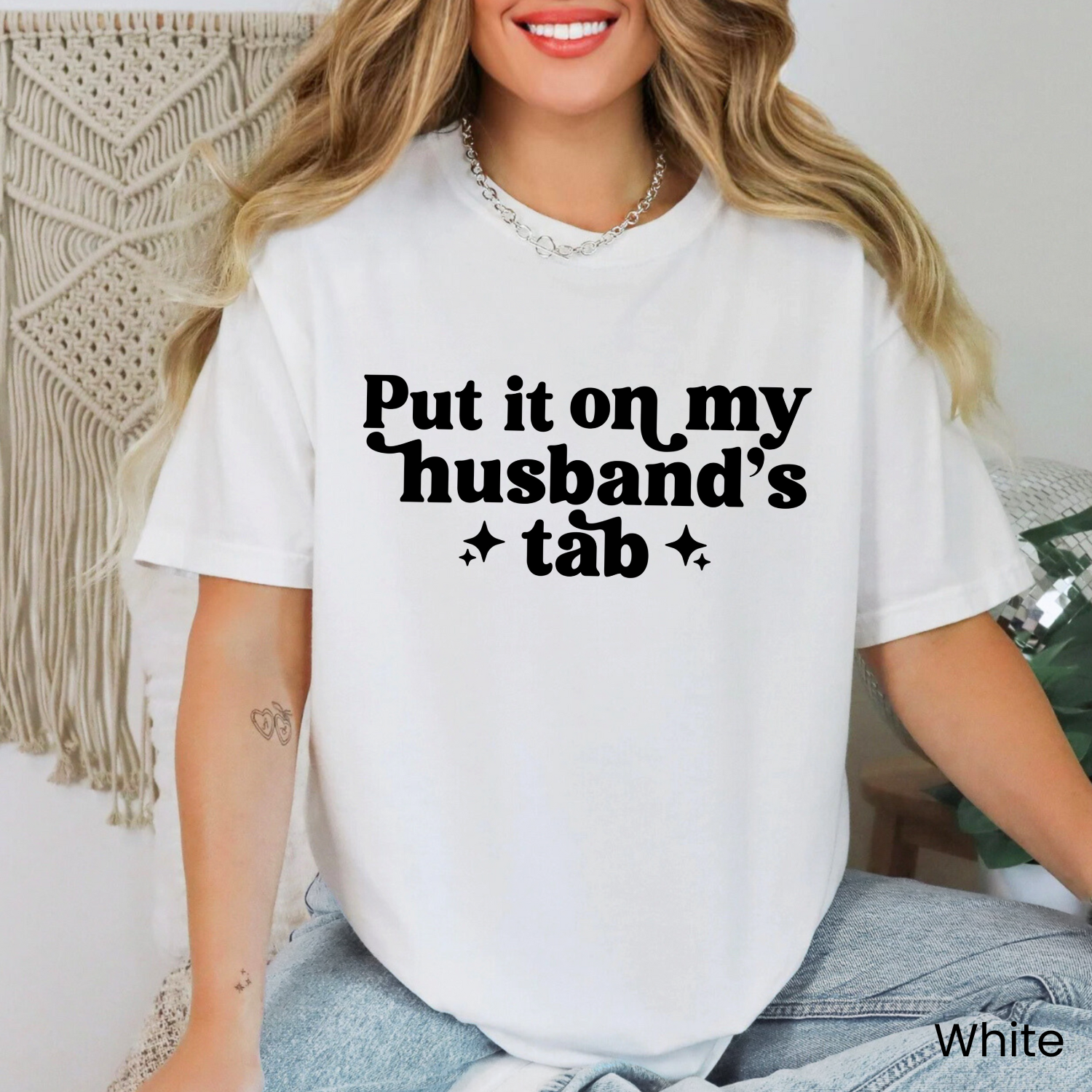 Put It On My Husband's Tab Tee