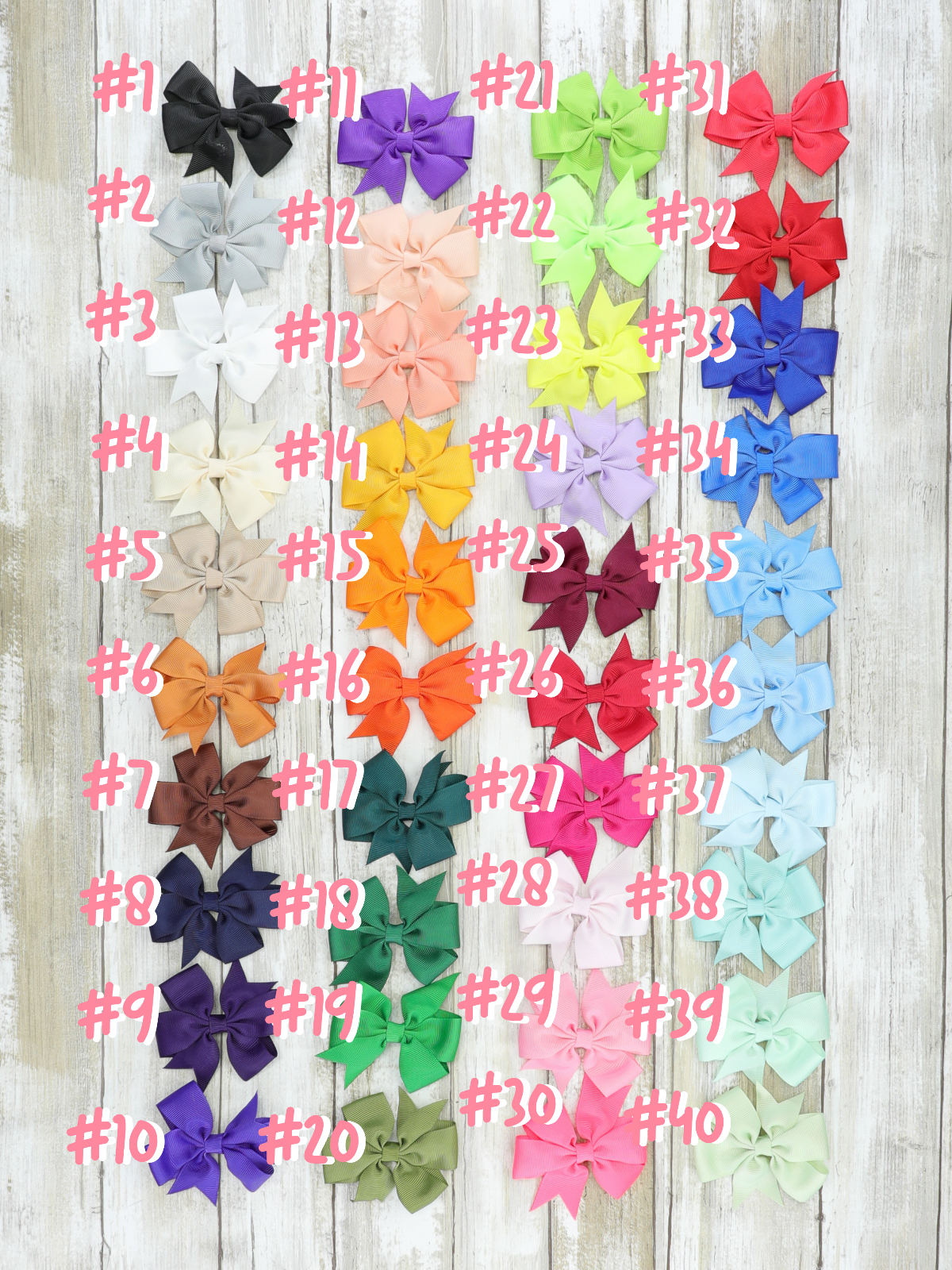 Ribbon Bow 3 Inch - 2 Pack