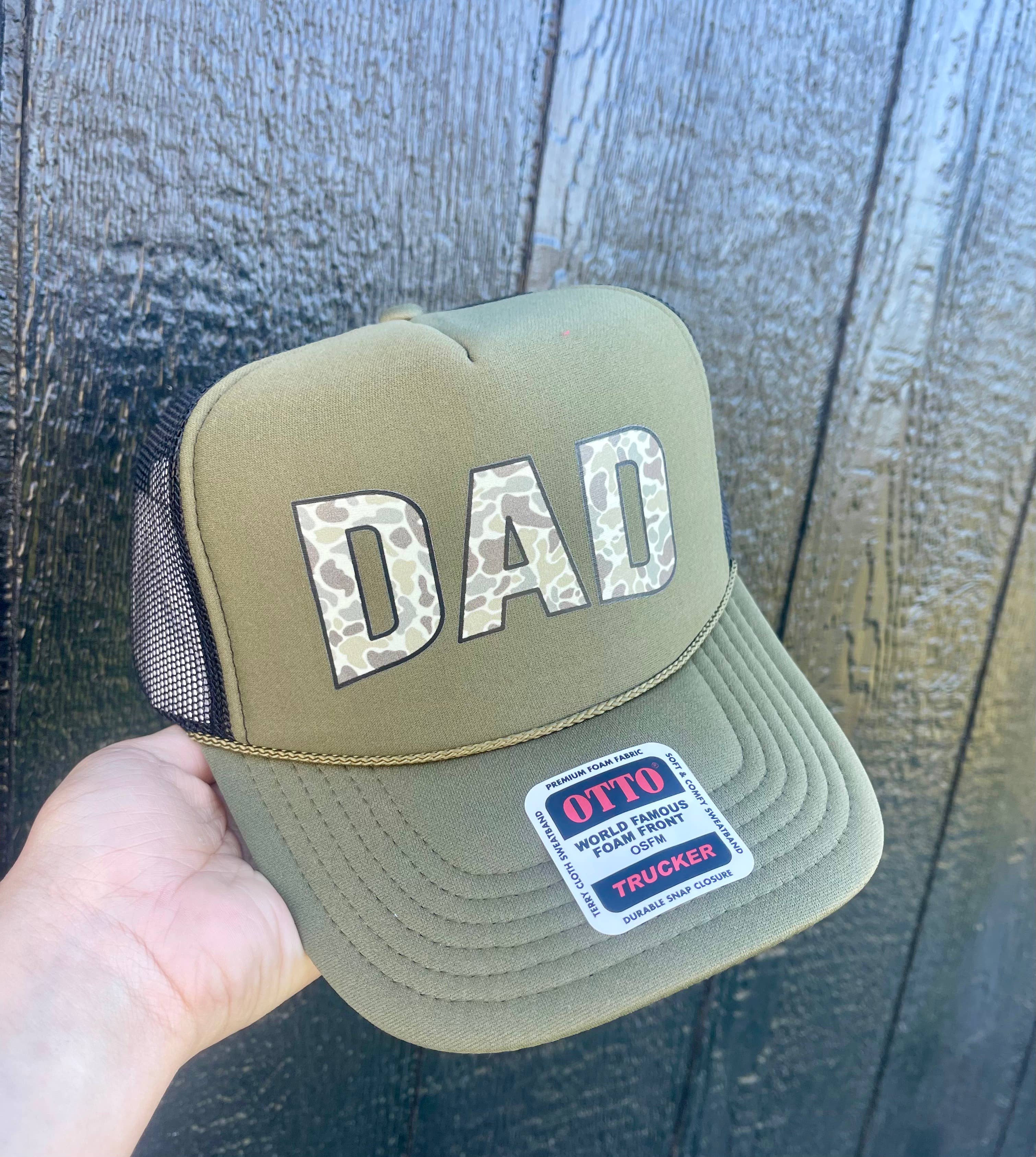 Camo Dad Trucker Hat 
