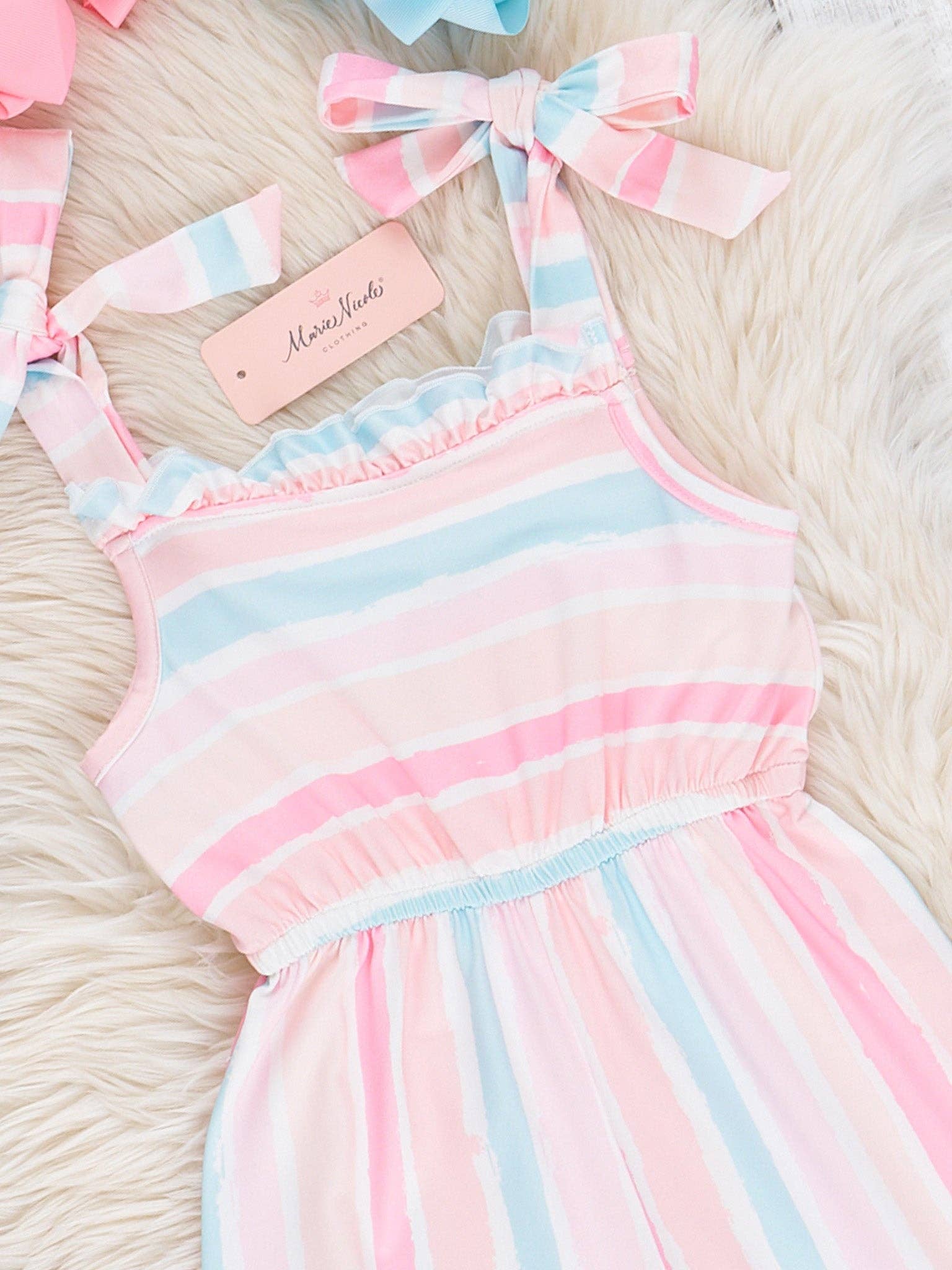 Rainbow Striped Jumpsuit